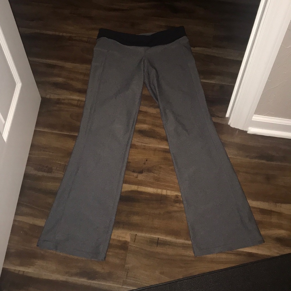 Gray workout pants